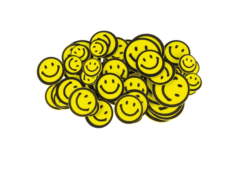 Naklejki z pianki Uśmiechy (54szt) PVC11 Brewis